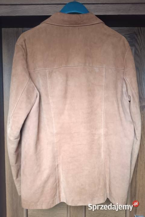 Kurtka skórzana męska marynarka zamszowa Vintage Zbylitowska Góra