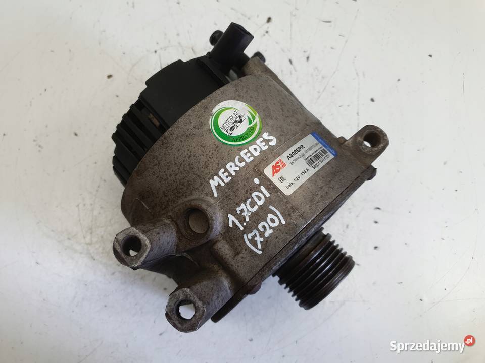 ALTERNATOR Mercedes W168 17 CDI A3085PR 150A Rudka