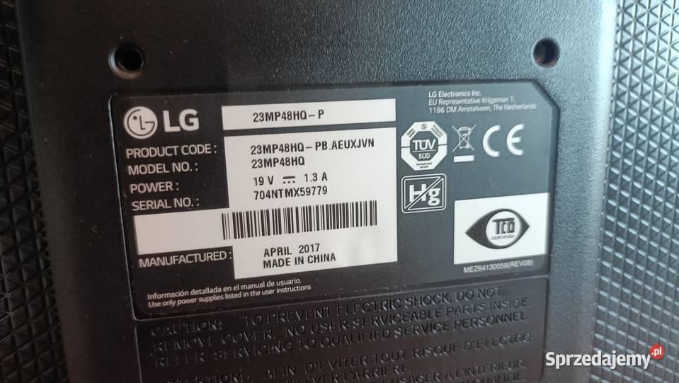 Monitor LG 23MP48HQP wielkopolskie Poznań