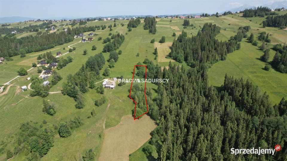 sprzedaży gruntu Bańska Wyżna 4267m2 prąd