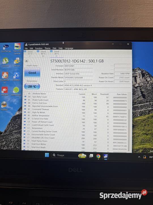 Dysk 500GB Seagate Laptop Thin Super stan mało Łódź