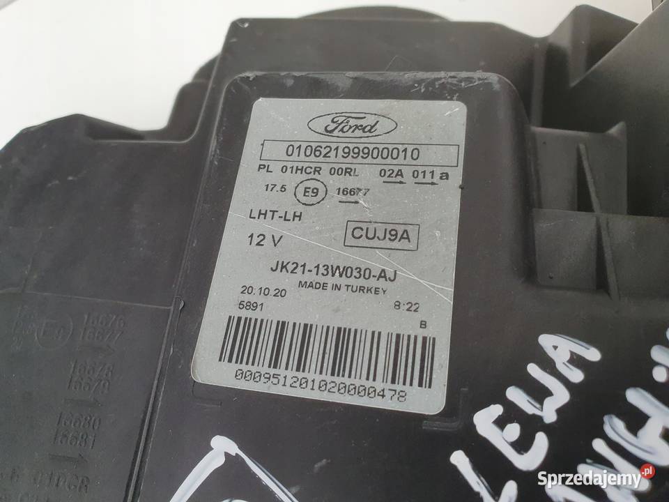 LAMPA LEWA Ford Transit Custom lewy przód Lampy przednie Chełm