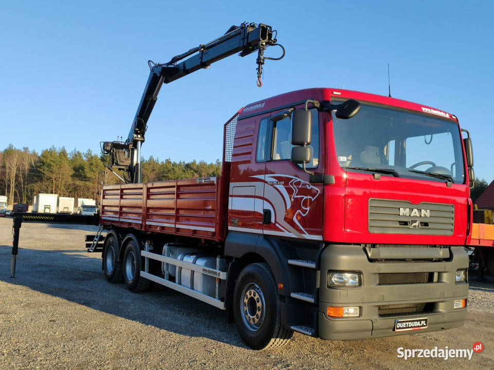 MAN Man 26440 6x4 HDS HIAB 166 B3 DUO Wywrotka Widełki