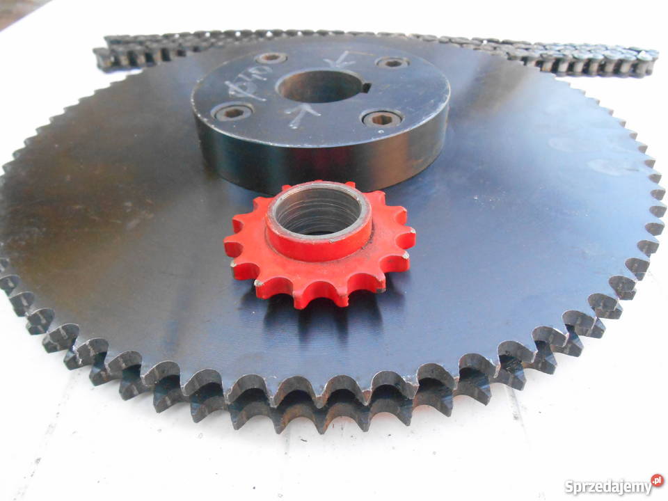 KOŁO łańcuchowe 75 z 15 z zębatki nieuszkodzony Części zamienne Daszyna sprzedam