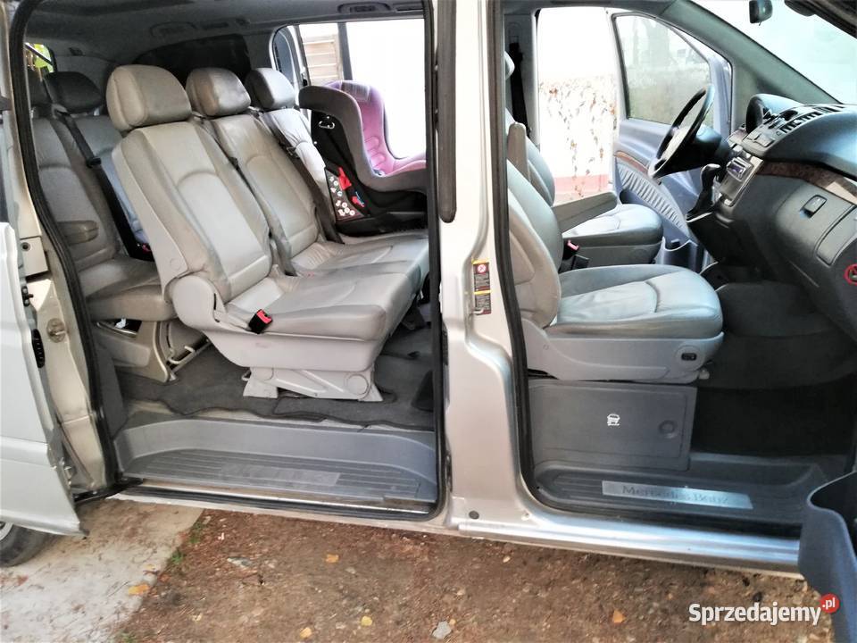Mercedes Viano 32 LPG 220 nie Vito Van 7 osób podgrzewane fotele kujawsko-pomorskie Inowrocław