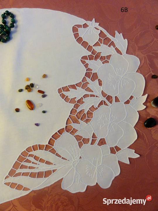 Serwety bieżniki białe haft Richelieu haftowane Lublin sprzedam