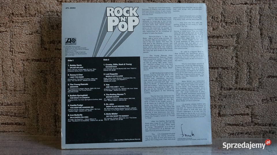 Jubileuszowy POP ROCK płyta winylowa Stargard