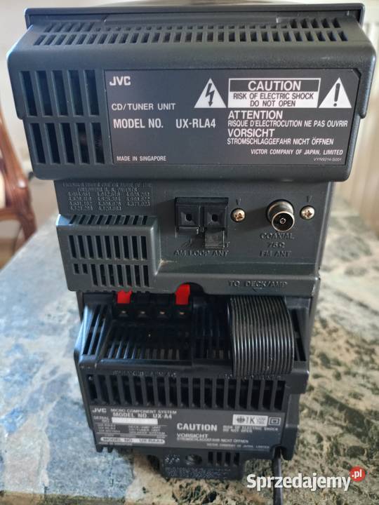 Mikro Wieża JVC UXA4 Vintage Japan Wieże i miniwieże Drawski Młyn