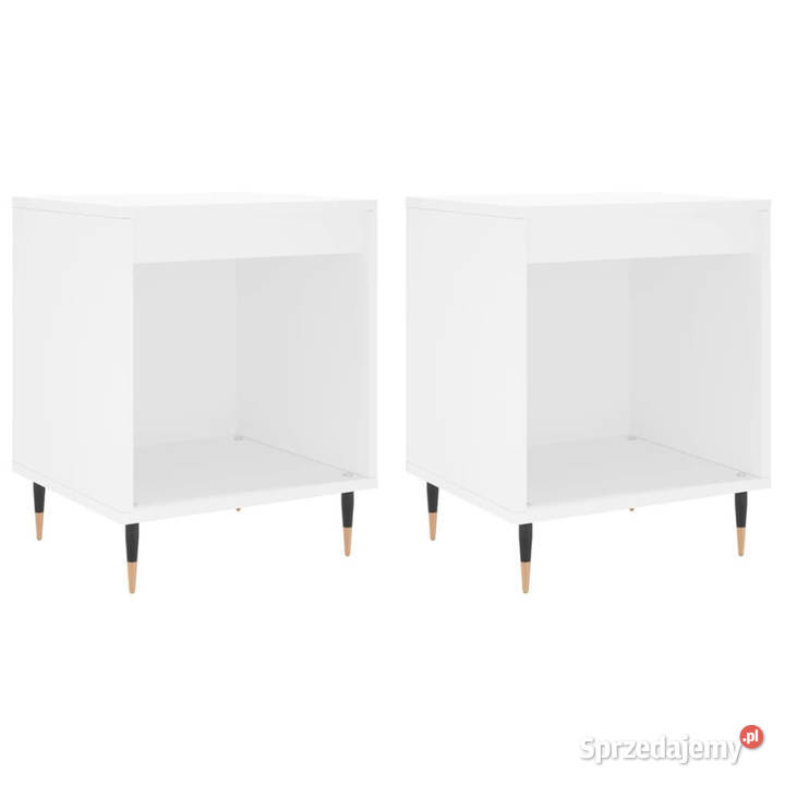 Szafki nocne 2 białe 40x35x50 WM830701 Warszawa