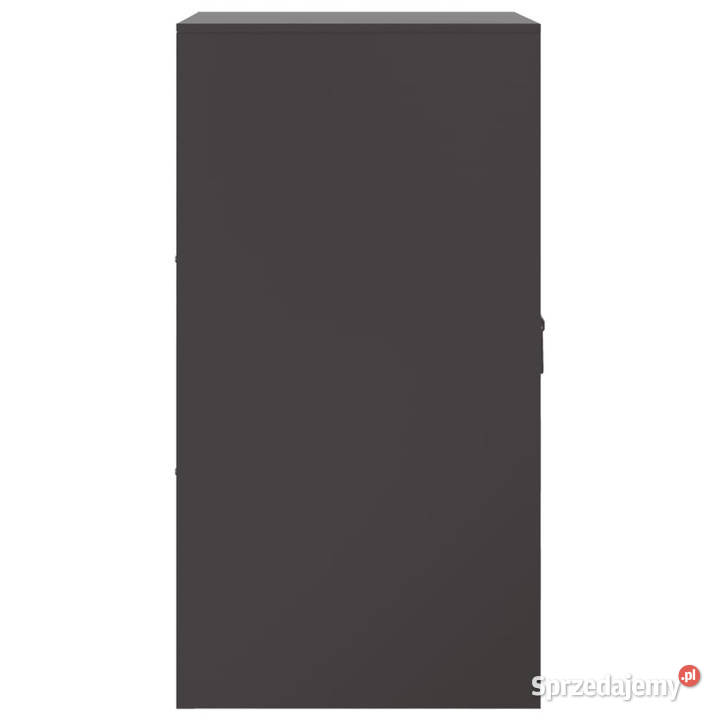 Szafka czarna 345x39x73 stal WM841709 Pozostałe