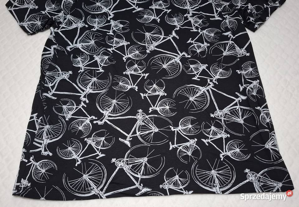 Koszulka krótki rękaw Tshirt Reserved XXL czarna śląskie Czeladź