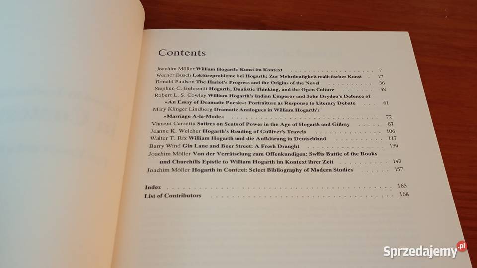 Hogarth in context ten essays and a biography ed pomorskie Gdańsk