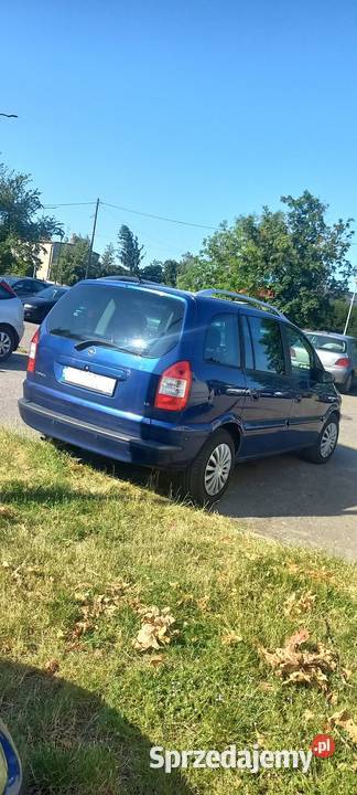 Zafira Lift 18 Gaz Zdrowa Klima Oszczędna 2005r niebieski Zafira Mielec