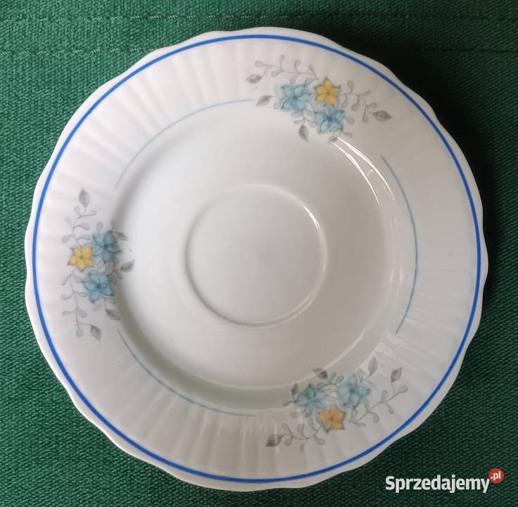 Porcelanowy spodek Włocławek PRL vintage Zbylitowska Góra