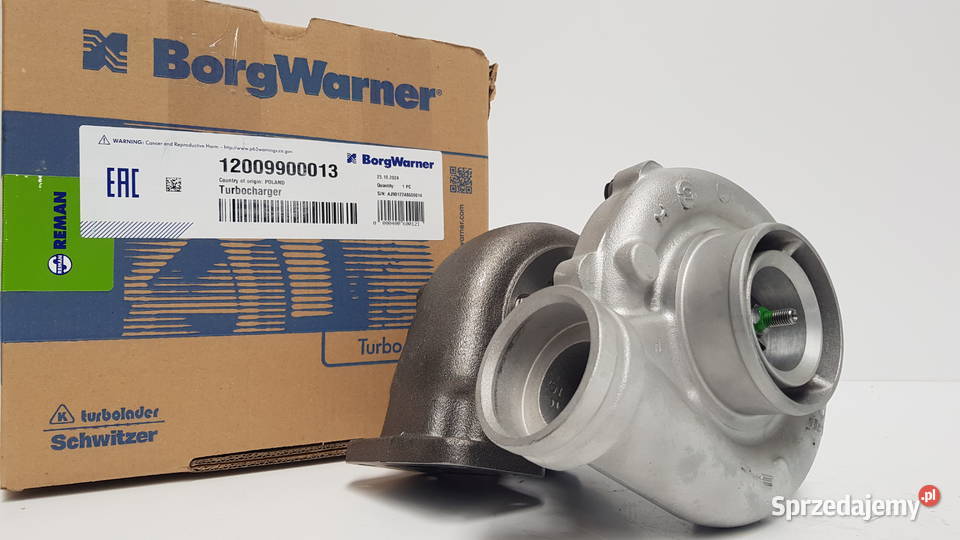 Turbosprężarka BorgWarner KKK Reman 12009900013 Siedlce