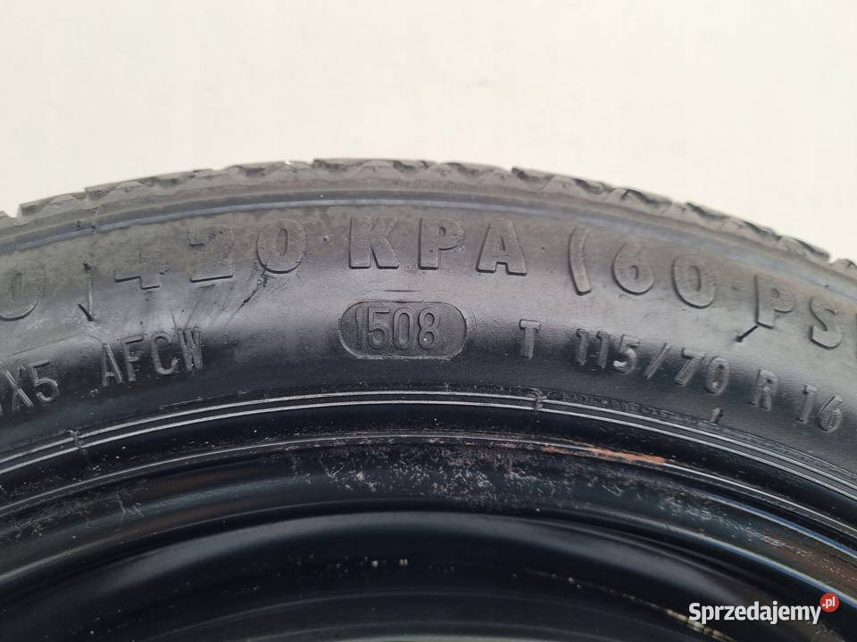 KOŁO 11570 R16 ZAPASOWE DOJAZDOWE Opel Vectra C Chełm