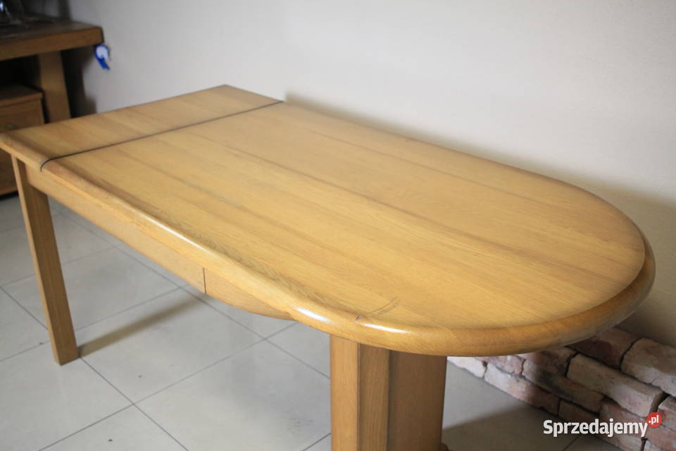 Stół jadalniasalon lity DĄB rozkładany Pszczyna