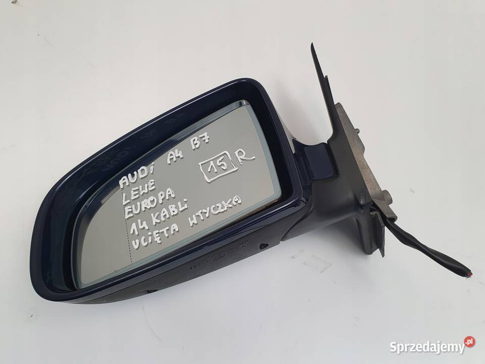 LUSTERKO Audi A4 B6 B7 0008r LEWE KIEROWCY 14 Części samochodowe Chełm sprzedam