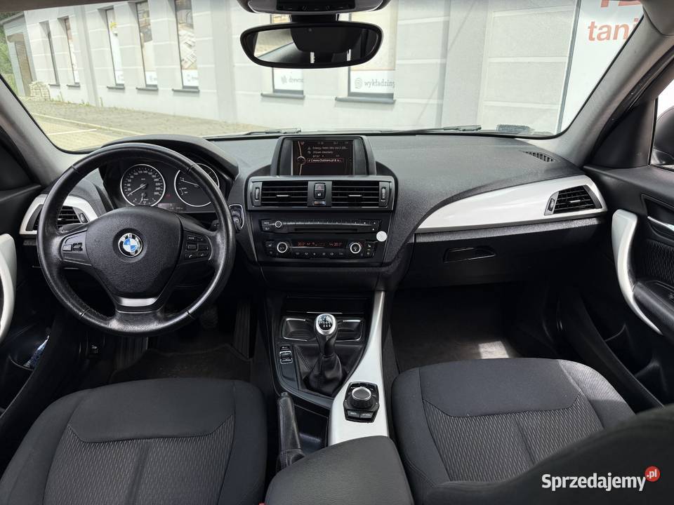 BMW 1 20 DIESEL Zarejestrowana Klimatronik czarny Samochody osobowe Konin