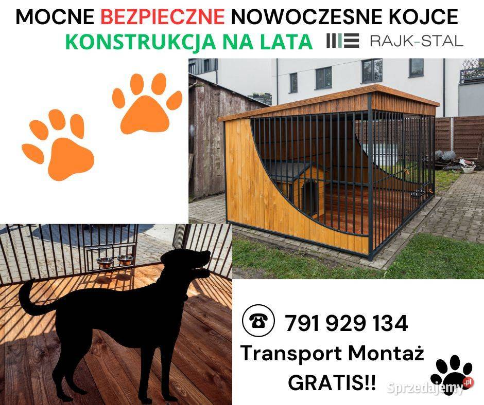 Kojec Dużego Psa Psów z podłoga miski buda Dla psów mazowieckie Gać