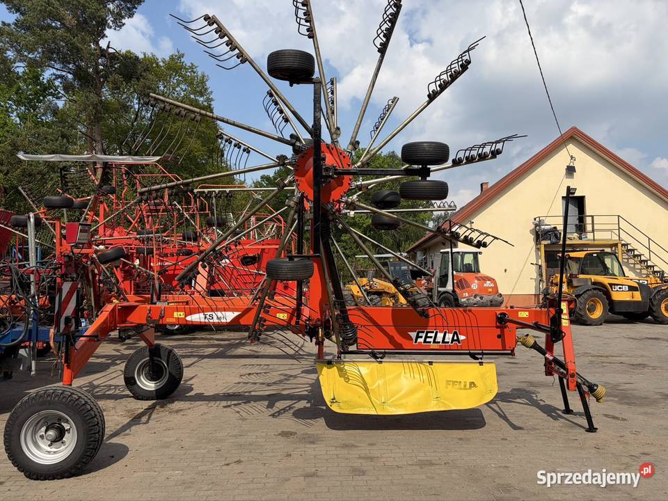 Fella TS 880 zgrabiarka 2 karuzelowa nieuszkodzony Myszyniec