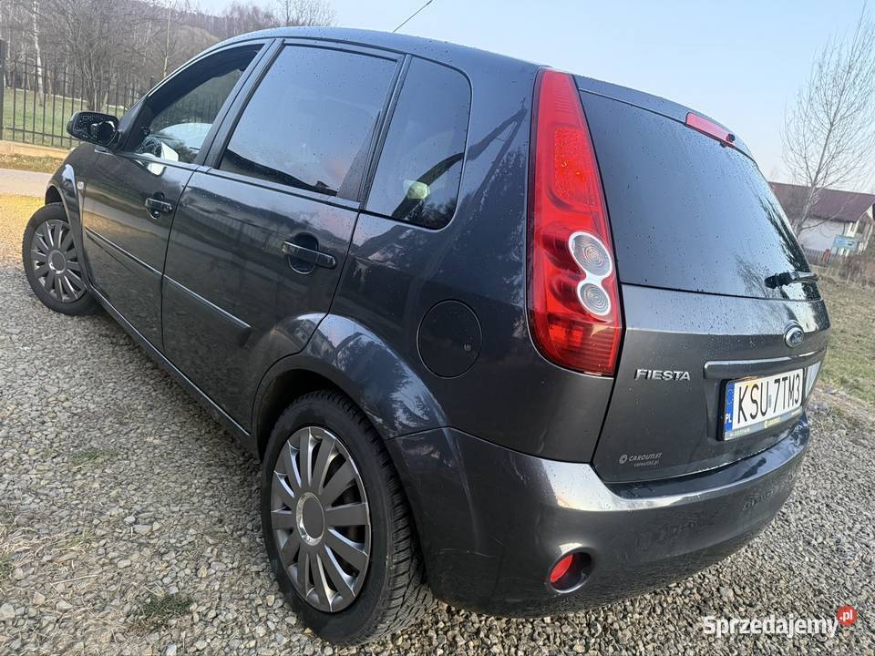 Ford Fiesta 13 KLIMA Zadbana Oszczędna ŁADNA immobilizer Sucha Beskidzka