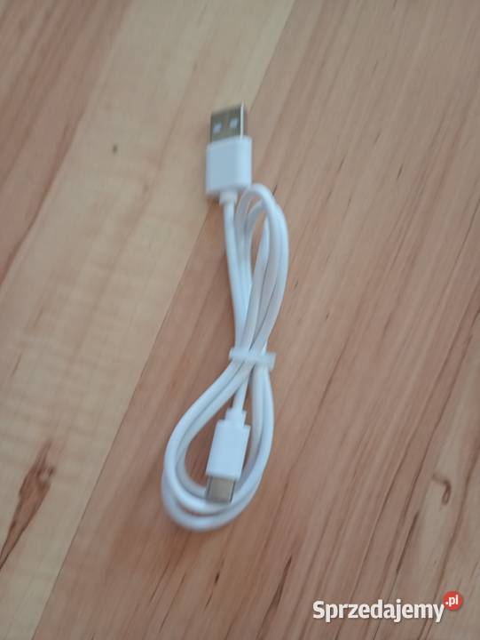 kabel przewód USB A USB C 80 biały nowy Szczecin