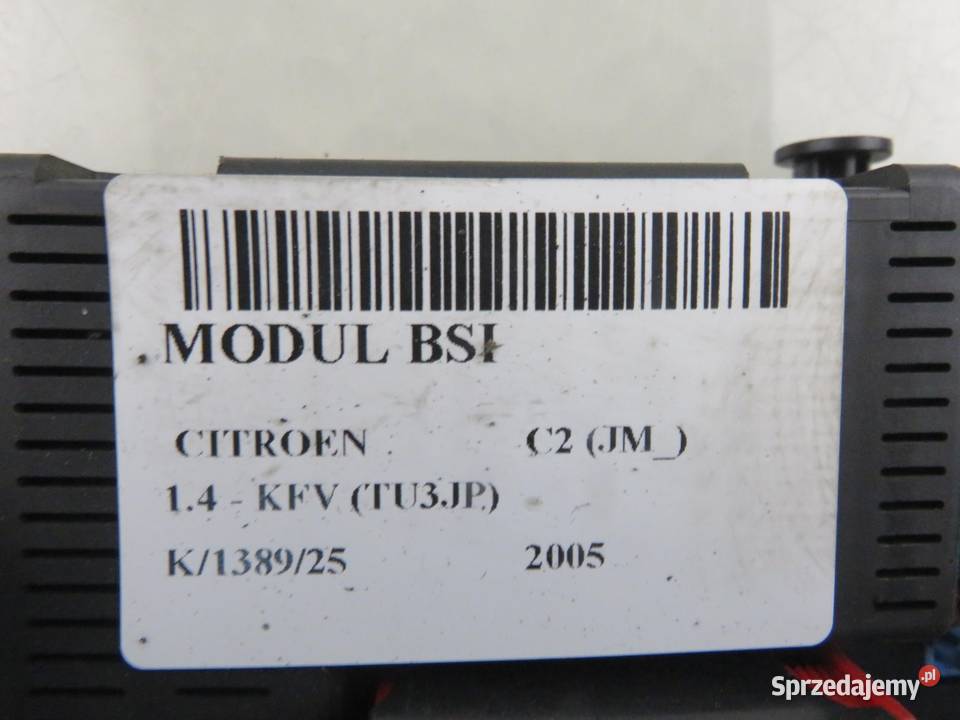 BSI CITROEN C2 JM 14 KFV 9659285680