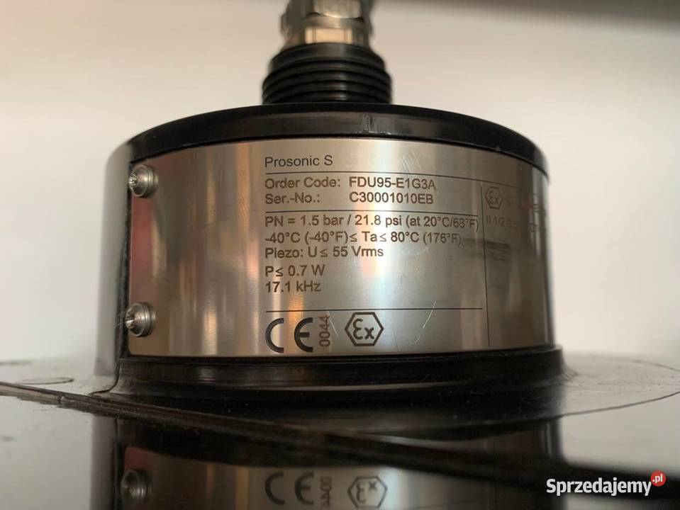 Endress Hauser Prosonic S FDU95E1G3A Ultrasonic Warszawa