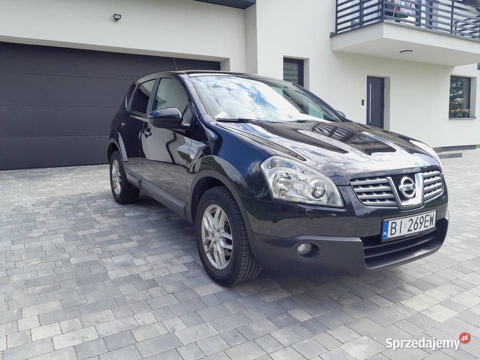 Nissan quashqai 2007r 16 benzyna czarny panorama Qashqai podlaskie Białystok sprzedam