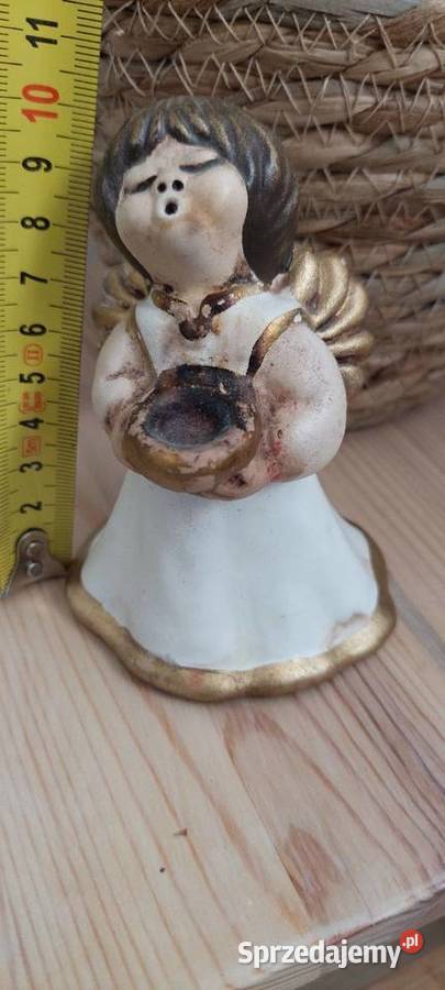 Ceramiczny Aniołek Świecznik THUN Bozner Angel Mirosławiec