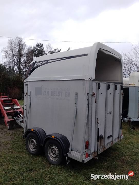 Do sprzedania przyczepa do przewozu dwóch koni Żerdzina sprzedam