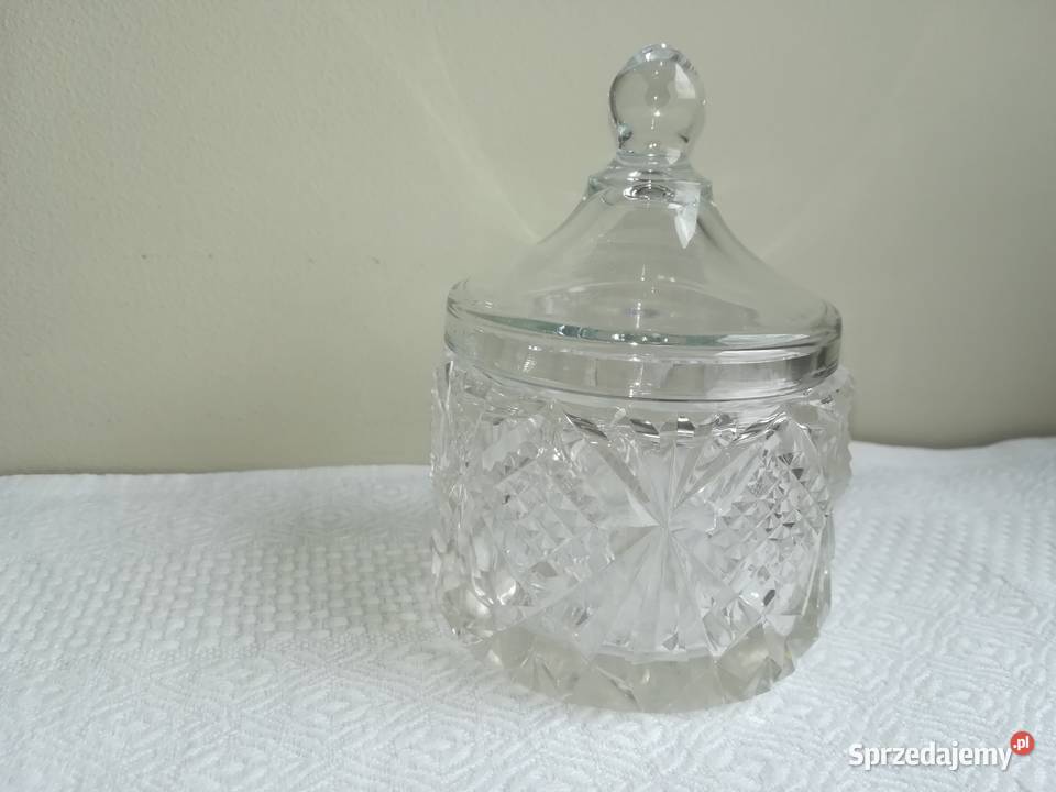 puzderko kryształowe z pokrywką kryształ cudo na Ceramika i szkło Gdańsk