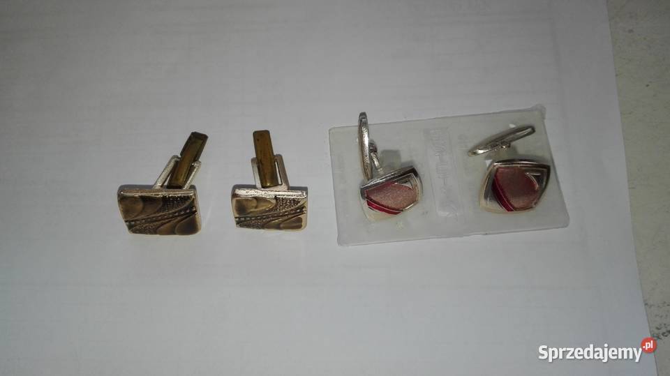 Spinki do mankietów z lat PRL Warszawa