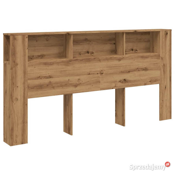 Zagłówek z półkami dąb artisian 200x185x1025 mazowieckie Warszawa sprzedam