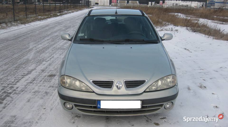 sprzedam renault megane klimatyzacja wspomaganie srebrny wielkopolskie Ostrów Wielkopolski