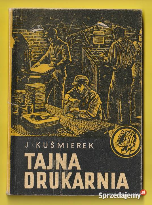 ŻÓŁTY TYGRYS TAJNA DRUKARNIA 1960 łódzkie Łódź