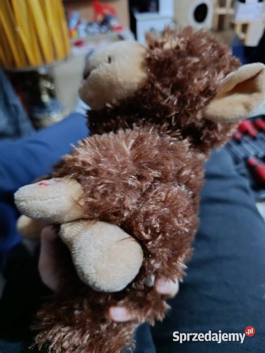 Tańcząca pluszowa małpka grawerowane serce sprzedam