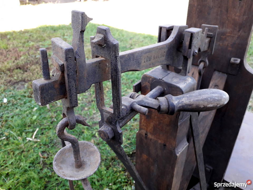 Przedwojenna waga dziesiętna