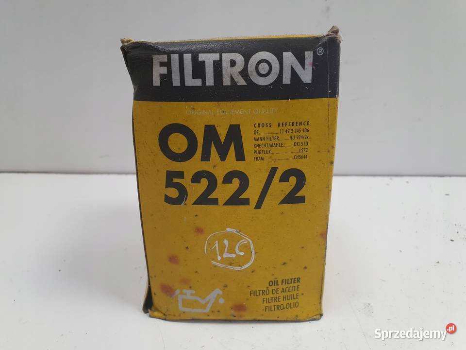 FILTR OLEJU Filtron OM 5222 OM5222 BMW E36 318 osobowe Chełm
