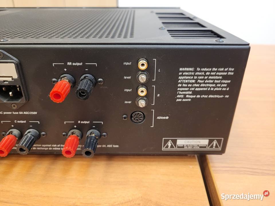 5cio pięciokanałowa końcówka mocy 3x100W 2x60W Łomianki