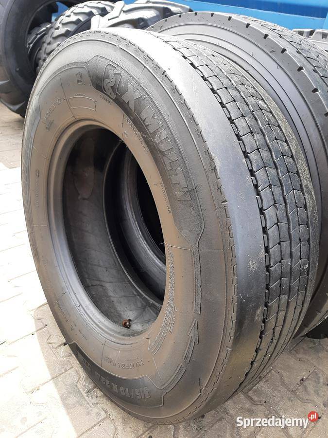 Opona używana ciężarowa 31570R225 MICHELIN Zaścianki sprzedam
