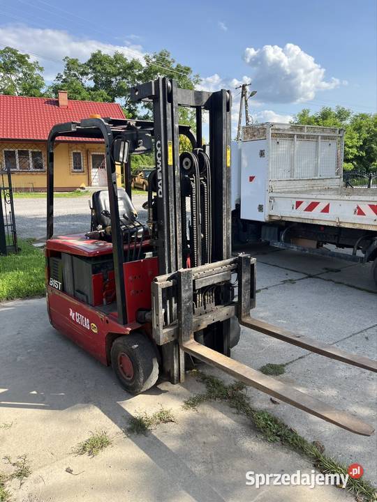 Wózek widłowy elektryczny 3 kołowy Daewoo b15