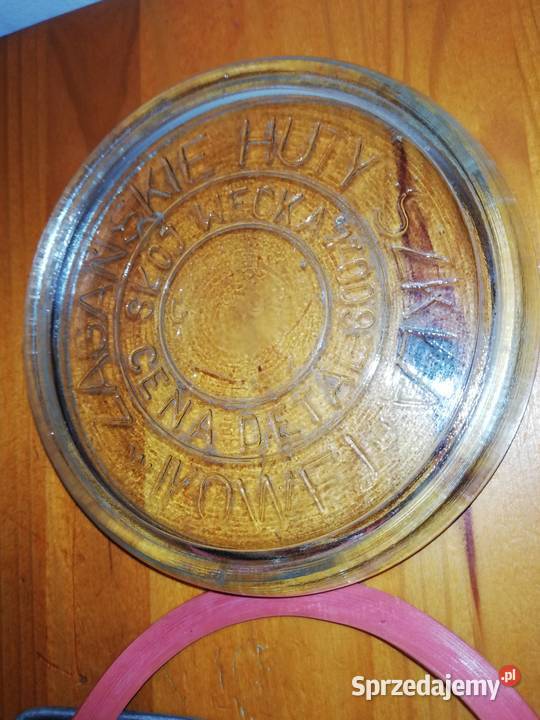 Duży słój PRLHuta Szkła w Iłowejlata 60te Warszawa