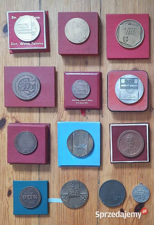 Zestaw Medali 21 sztuk Różne Pozostałe Gliwice sprzedam