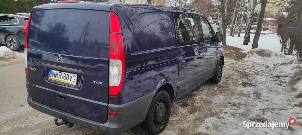 Mercedes Vito W639 22CDI 109 bez rdzy niski Van / Minibus Vito warmińsko-mazurskie Kętrzyn