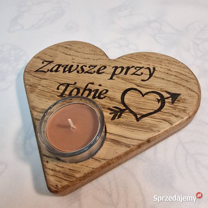 Świecznik drewniany Dija No 44 Sępopol sprzedam