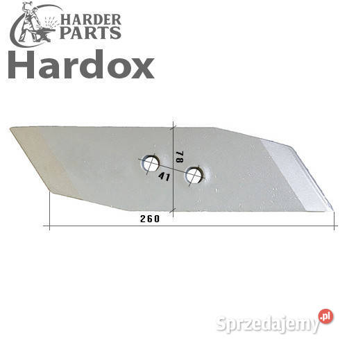 Dłuto 100hektarów HARDOX części do pługa FENET Suwałki