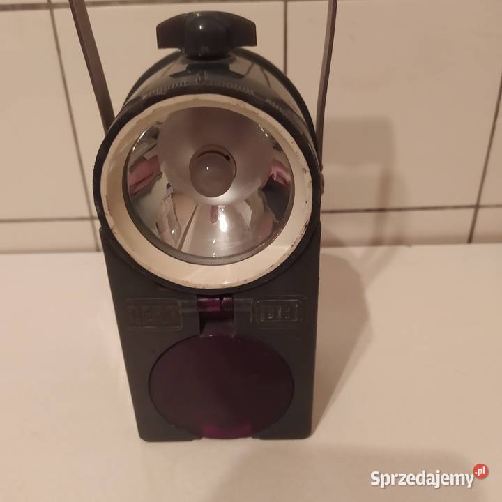 Lampa kolejowa sygnalizacyjna Reichsbahn Gdańsk