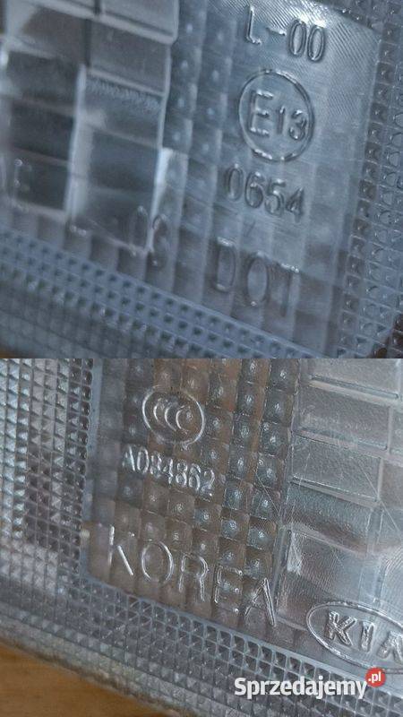 KIA HYUNDAI LAMPKA OŚWIETLENIA TABLICY Pozostałe wielkopolskie Pleszew sprzedam